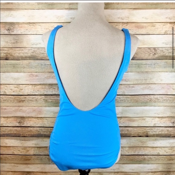 Athleta Cloudbreak Ribbed One Piece Swimsuit Sz MT - Picture 3 of 4